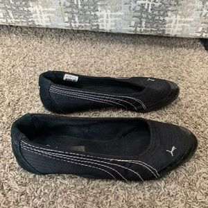 Puma Shoes - Puma Black Flats Size 7.5 Puma Shoes - Puma Black Flats Size 7.5